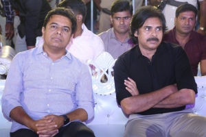 KTR, Pawan Kalyan @ Bheemla Nayak Pre-Release Event Stills