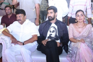 Talasani Srinivas Yadav, Rana Daggubati, Samyuktha Menon @ Bheemla Nayak Pre-Release Event Stills