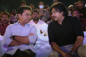 KTR, Pawan Kalyan @ Bheemla Nayak Pre-Release Event Stills