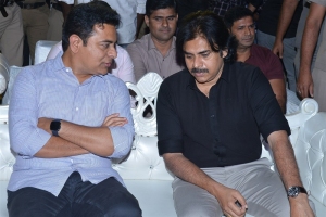 KTR, Pawan Kalyan @ Bheemla Nayak Pre-Release Event Stills