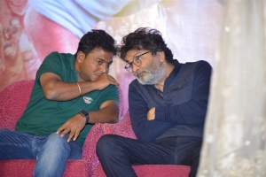 Saagar K Chandra, Trivikram Srinivas @ Bheemla Nayak Movie Thanks Meet Stills