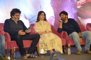 Trivikram S, Samyuktha Menon, Suryadevara Naga Vamsi @ Bheemla Nayak Movie Thanks Meet Stills