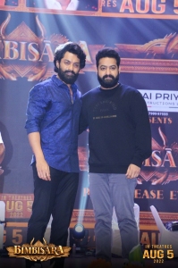 Kalyan Ram, Jr NTR @ Bimbisara Pre Release Event Stills