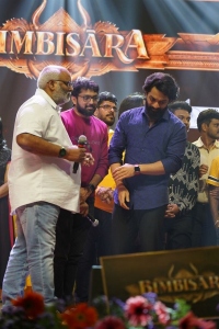 MM Keeravani, Nandamuri Kalyan Ram @ Bimbisara Pre Release Event Stills