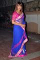 Bipasha Basu New Hot Pictures in Blue Faux Georgette Saree