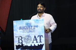 Director Chimbudeven @ Boat Movie Press Meet Stills