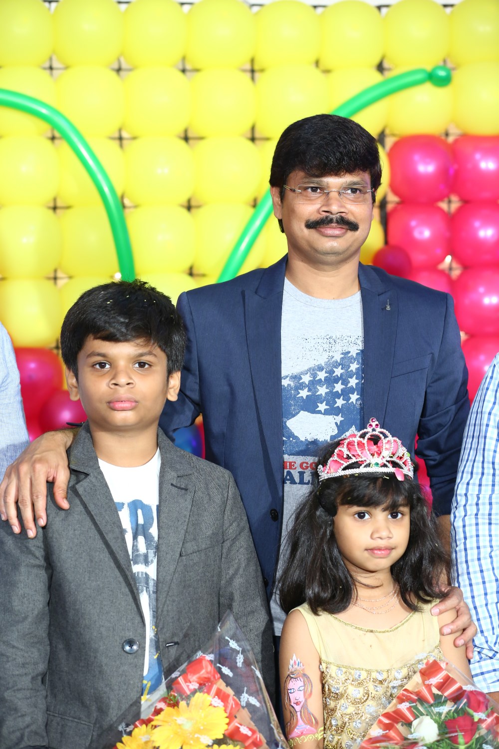 Boyapati Srinu kids Harshith, Joshitha Birthday Celebrations | Moviegalleri.net