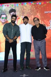 Raja Goutham, Chiranjeevi, Brahmanandam @ Brahma Anandam Pre-Release Event Stills