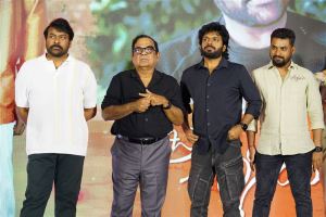 Chiranjeevi, Brahmanandam, Anil Ravipudi, RVS Nikhil @ Brahma Anandam Pre-Release Event Stills