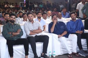 Raja Goutham, RVS Nikhil, Raghu Babu, Vennela Kishore @ Brahma Anandam Pre-Release Event Stills