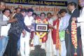 Brahmanandam at Sri Nagarjuna Degree & PG Colleges, SR Nagar, Hyderabad