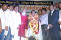 Brahmanandam at Sri Nagarjuna Degree & PG Colleges, SR Nagar, Hyderabad