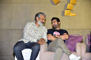 SS Rajamouli, Jr NTR @ Brahmastra Press Meet Hyderabad Stills