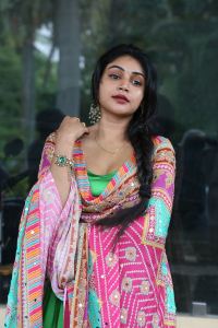 Actress Bramarambika Tutika Stills @ Radhe Krishna Teaser Launch