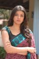 Actress Kajal Hot Saree Stills in Brindavanam