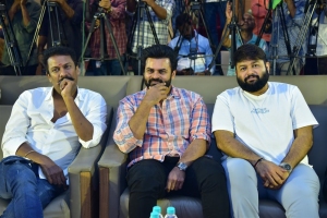 Samuthirakani, Sai Dharam Tej, Thaman @ Bro Movie Success Meet Stills