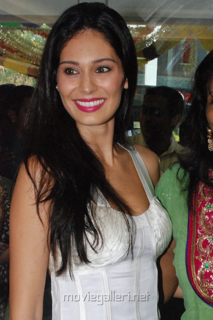 Bruna Abdullah Latest Hot Photos In White Dress New Movie Posters