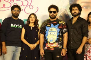 Naga Vamsi Suryadevara, Anikha Surendran, Vishwak Sen, Surya Vashistta @ Butta Bomma Movie Trailer Launch Stills