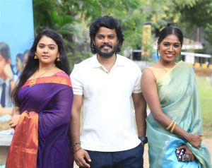 Meghana Ellen, Syed Majeed, Saranya Ravichandran @ BYRI Movie Press Meet Stills