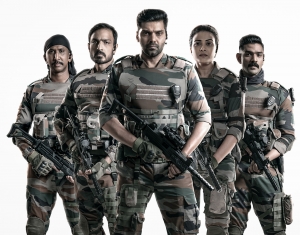 Ambuli Gokul, Harish Uthaman, Arya, Kavya Shetty, Gokul Anand in Captain Movie HD Images