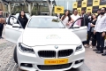 Actress Catherine Teresa flagged off Limousine Cabs @ Hyderabad Photos