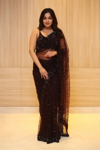 Bhala Thandanana Actress Catherine Tresa Black Saree Pics