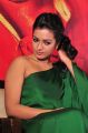 Actress Catherine Tresa Green Dress Hot Stills