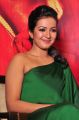 Actress Catherine Tresa Green Dress Hot Stills