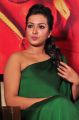 Actress Catherine Tresa in Green Dress Stills