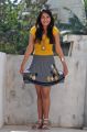 Catherine Tresa Hot Pictures in Yellow Top & Mini Skirt