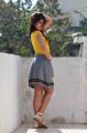 Actress Catherine Tresa Hot Pics in Yellow Top & Skirt