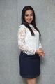 Catherine Tresa in White Top & Business Skirt