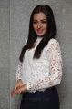 Catherine Tresa in White Top & Business Skirt