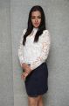 Catherine Tresa in White Top & Business Skirt