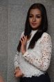 Catherine Tresa in White Top & Blue Skirt