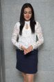 Catherine Tresa in White Top & Business Skirt