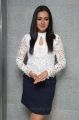 Catherine Tresa in White Top & Business Skirt