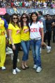 Madhu Shalini, Sonia Agarwal, Priyamani in CCL 2 match