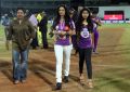Radhika, Sridevi daughter Khushi at CCL 2013 Chennai Rhinos Vs Bengal Tigers Match Photos