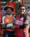 Riteish Deshmukh, Venkatesh at CCL 3 Veer Marathi Vs Bengal Tigers Match Photos