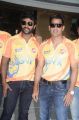 Shanthanu, Shaam @ CCL 4 Chennai Rhinos Team Press Meet Stills