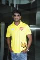 Tamil Actor Vishal @ CCL 4 Chennai Rhinos Team Press Meet Stills