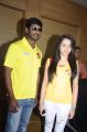 Vishal, Trisha @ CCL 4 Chennai Rhinos Team Press Meet Stills