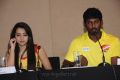 Trisha, Vishal @ CCL 4 Chennai Rhinos Team Press Meet Stills