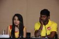 Trisha, Vishal @ CCL 4 Chennai Rhinos Team Press Meet Stills