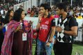 Radhika Sarathkumar, Akhil Akkineni at CCL 2012 Final Match