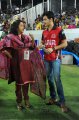 Radhika Sarathkumar, Akhil Akkineni at CCL 2012 Final Match