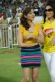 Madhu Shalini at CCL Final Match 2012 Stills