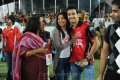 Radhika Sarathkumar, Akhil Akkineni at CCL 2012 Final Match