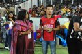 Radhika Sarathkumar, Akhil Akkineni at CCL 2012 Final Match